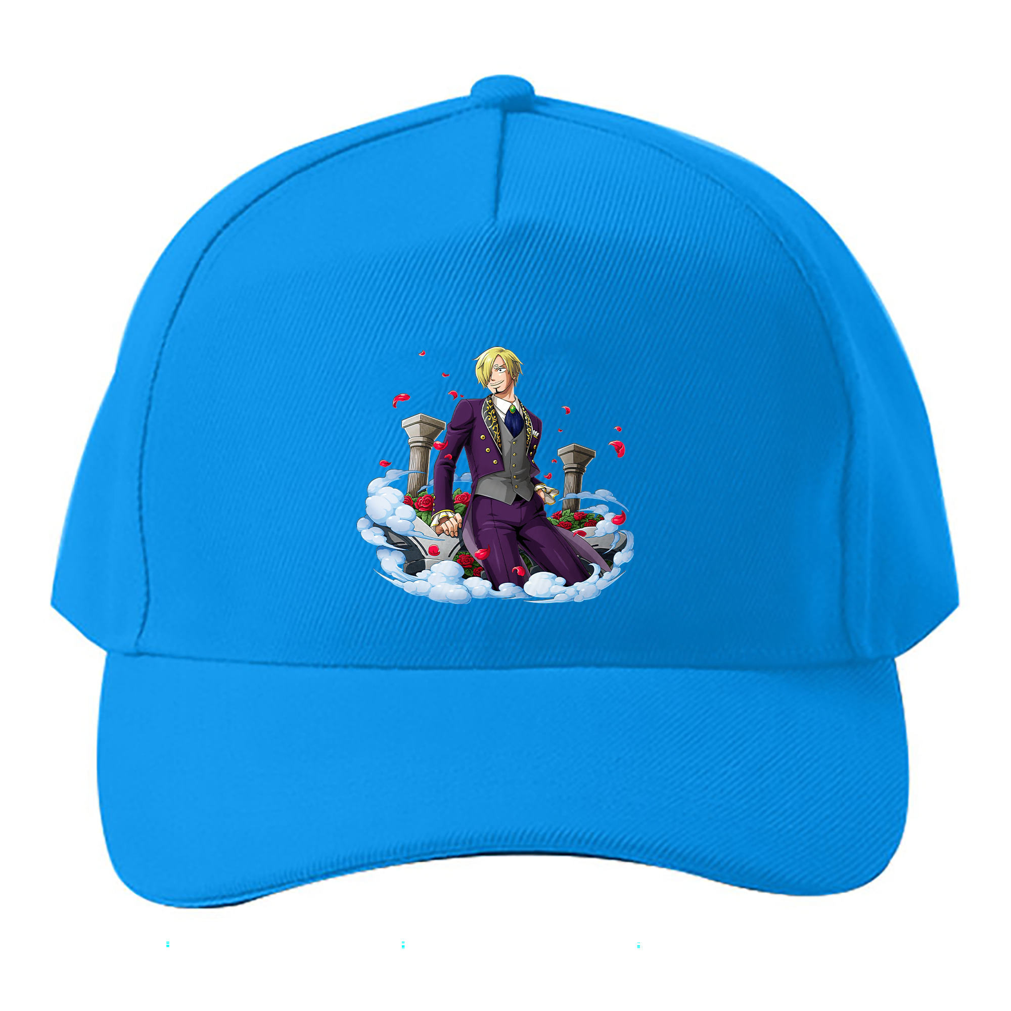 （画像用） ワンピース サンジ ONE PIECE Sanji ベースボールキャップ 綿100％ 男女兼用 帽子 スポーツ